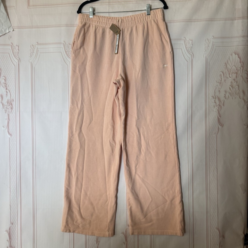 Skims French Terry Straight Leg Pant in Cantaloupe Size S NWT